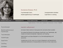 Tablet Screenshot of konstanze-streese.de